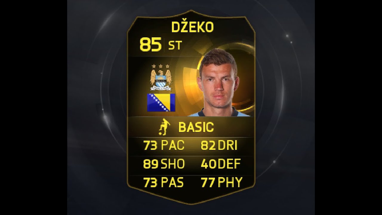 FIFA 15 SIF Dzeko (85) /IG stats & Gameplay