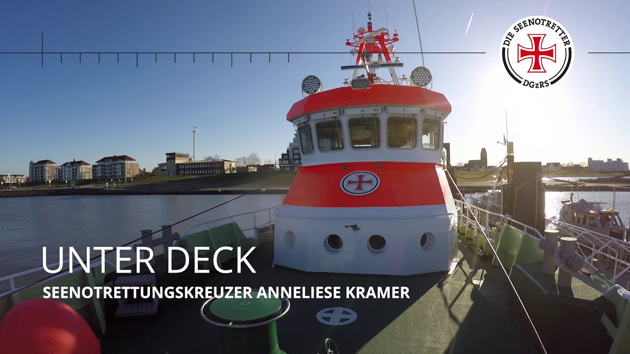 Unter Deck des Seenotrettungskreuzers ANNELIESE KRAMER