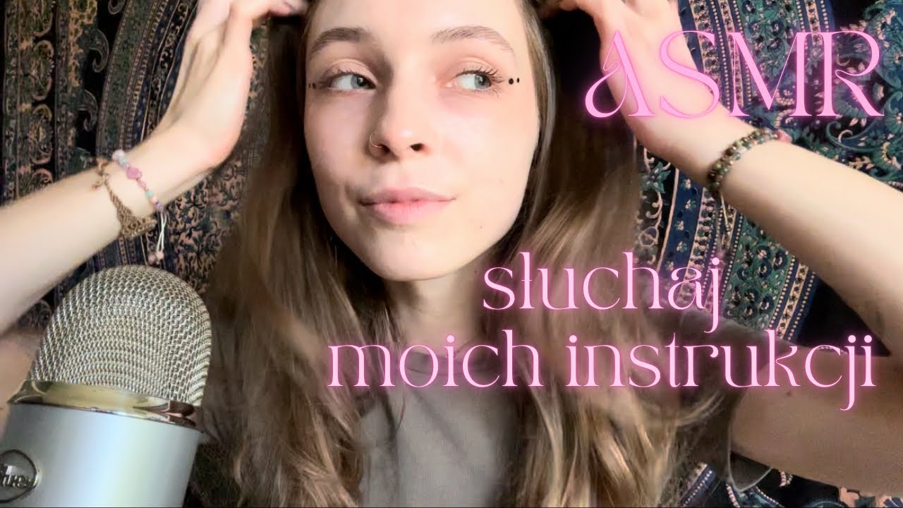 ASMR po polsku • słuchaj moich instrukcji 🫶🏻💗