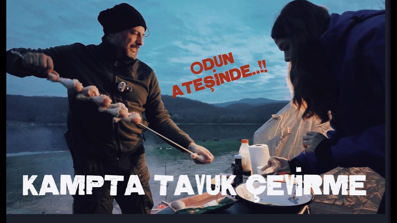 YAĞMUR ALTINDA KARAVAN KAMPI 🏕️ 🚐🌧️ l ODUN ATEŞİNDE TAVUK ÇEVİRME 🍗 l BÖYLE BİR SON BEKLEMİYORDUK😳🔥🥩