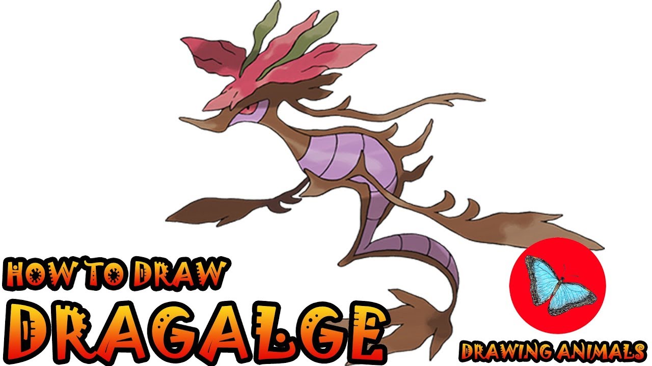 How To Draw Dragalge Pokemon | Drawing Animals