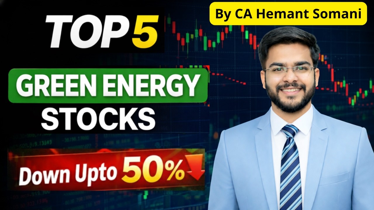 Top 5 Renewable Energy Stocks (2026) - Crashed 50% 📉 Best Renewable stocks to Buy Now ?