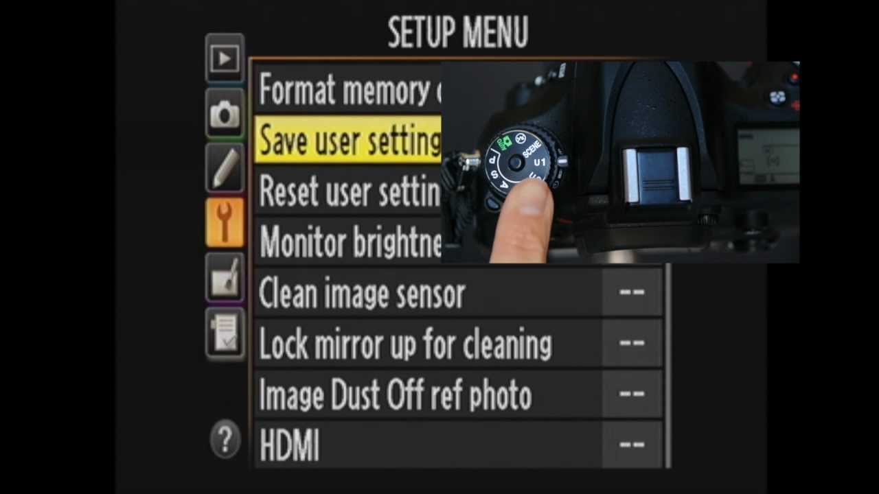 Nikon D600 Setup Menu Walkthrough