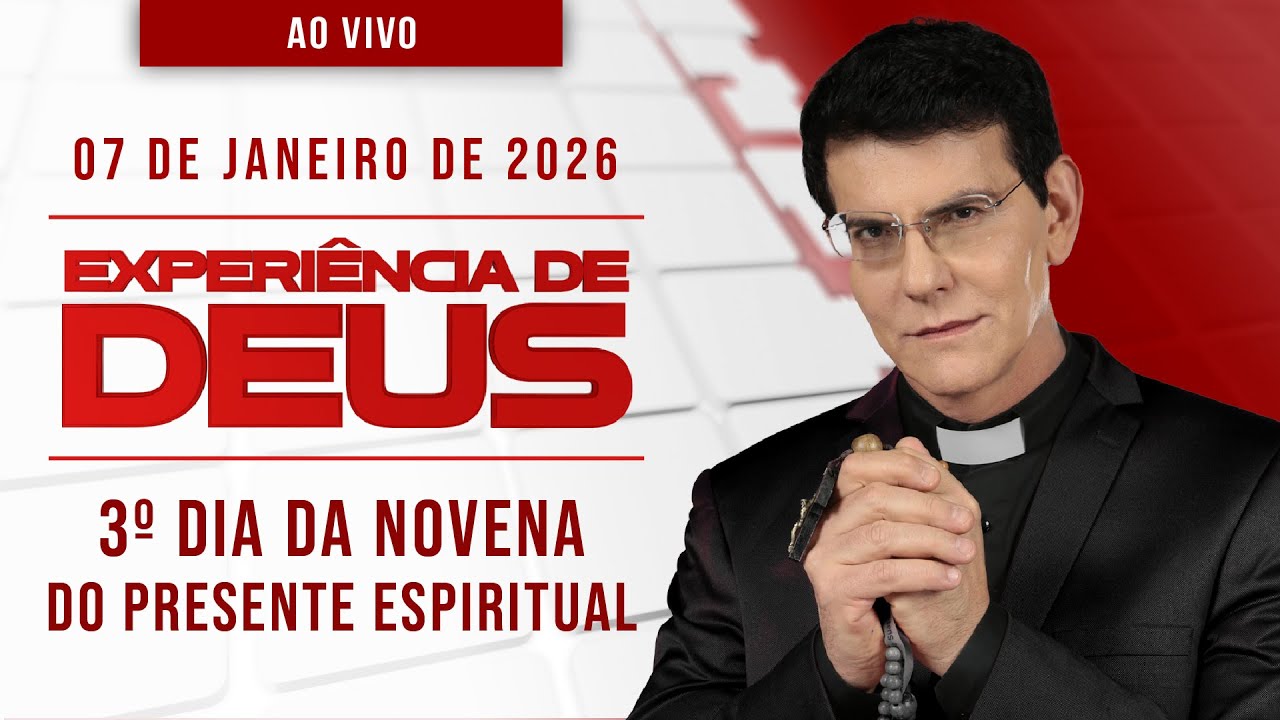 EXPERIÊNCIA DE DEUS | 07/01/26 | 3º DIA DA NOVENA DO PRESENTE ESPIRITUAL | @PadreManzottiOficial