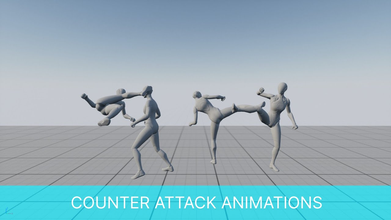 Counter Attack Animations For Unity