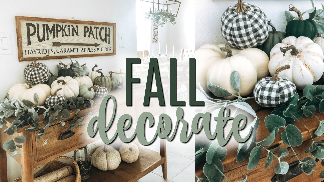 FALL DECORATE WITH ME 2019 || Farmhouse Decorating Ideas for Fall