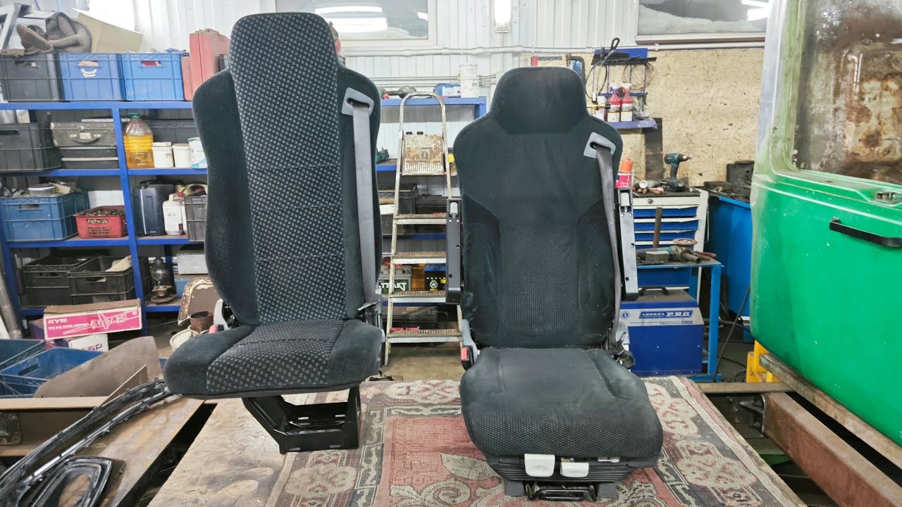 Реставрация сиденья MAN TGX, обзор топового сиденья ISRI.