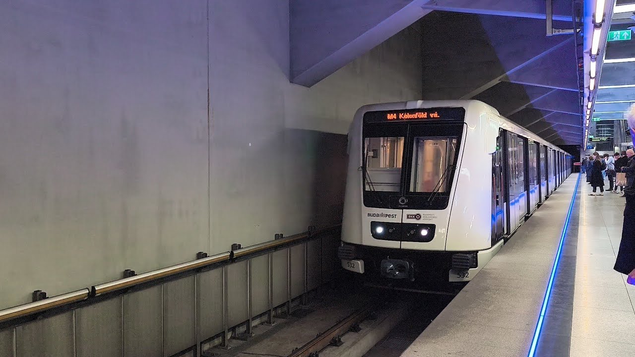 Γραμμή 4 Μετρό Βουδαπέστης (αυτόματη), full journey