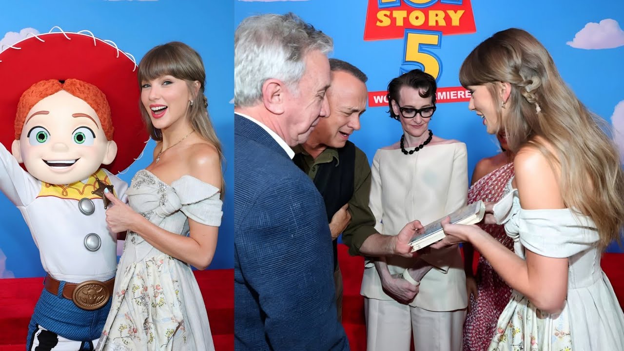 Taylor Swift The Biggest Fan Asking The Toy Story 5 Legends For Autographs