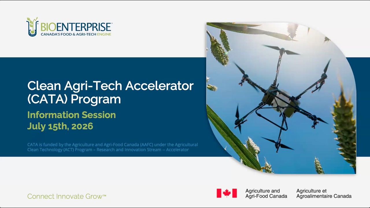 Clean Agri-Tech Accelerator (CATA) Information Session