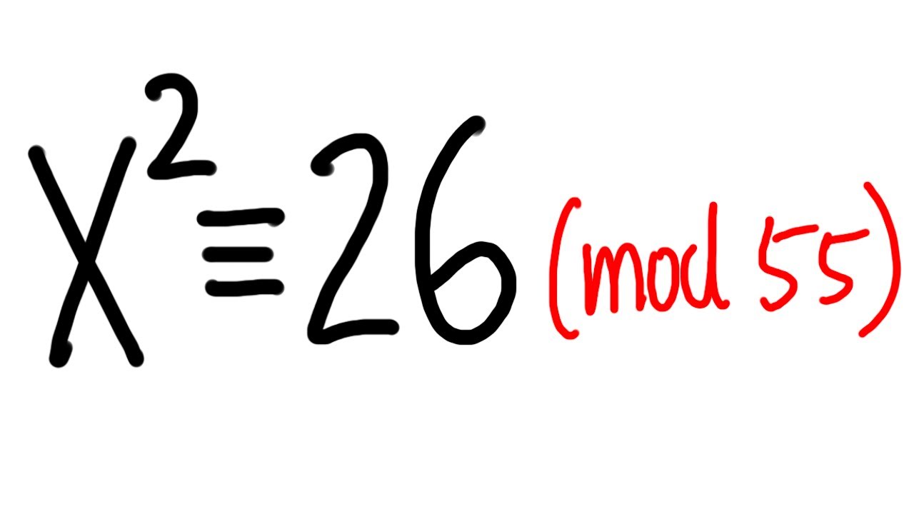 How to solve a quadratic congruence when the modulus is NOT prime