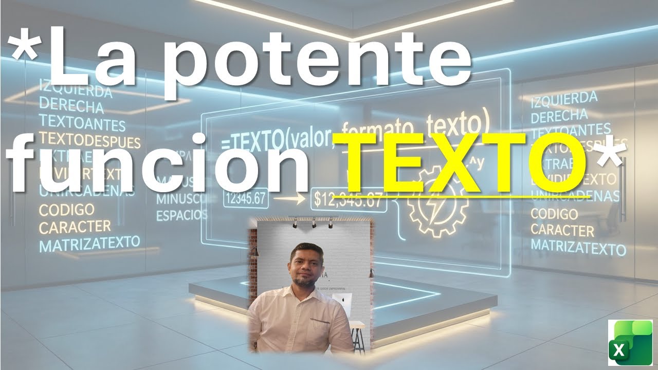 La potente función TEXTO - Excel 365 / Aplico un truco que te va a impresionar.