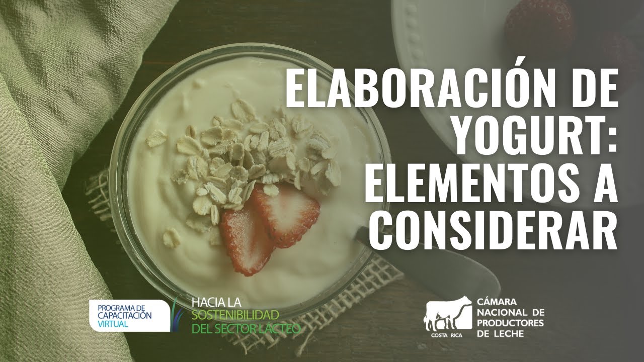 Elaboraci&oacute;n de yogurt elementos a considerar