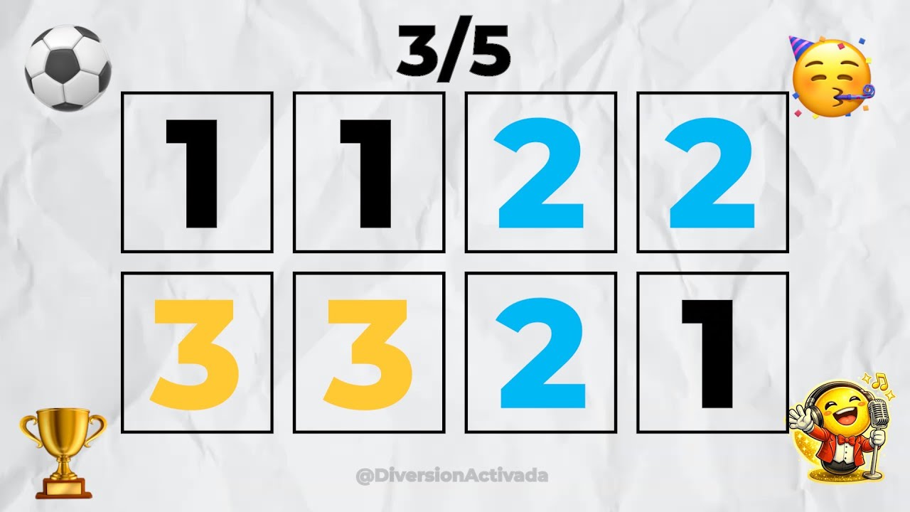 Di la Palabra al Ritmo en Español (Nivel 1-3 Fácil, Medio y Difícil)