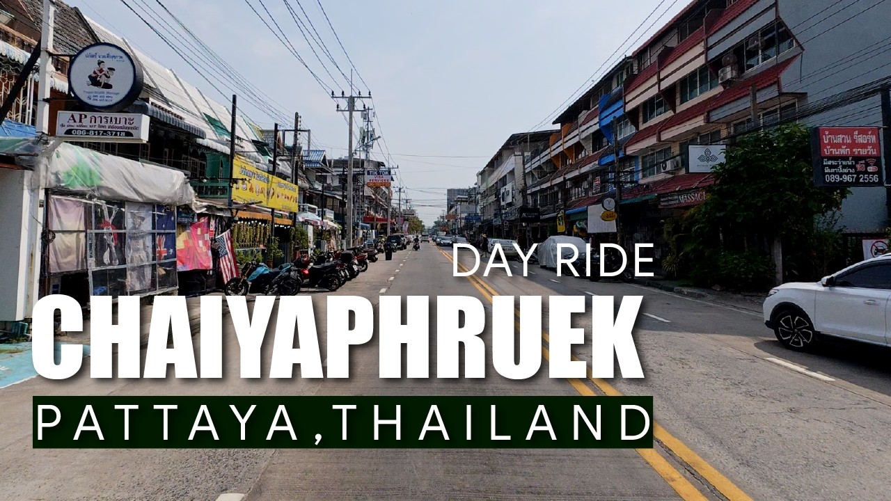 POV Motorbike Ride – Chaiyaphruek Road | Day Ride | 4K No Commentary