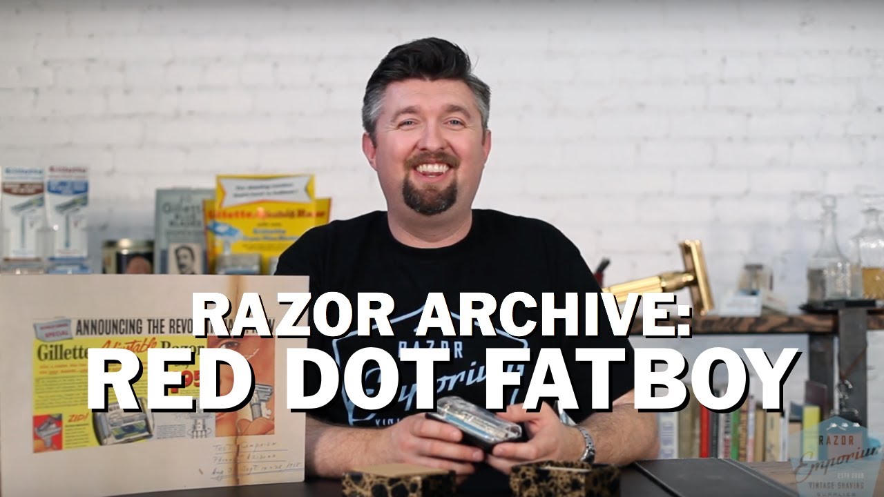 Razor Archive Series: Gillette Red Dot 249 Fatboy Adjustable Double Edge Safety Razor