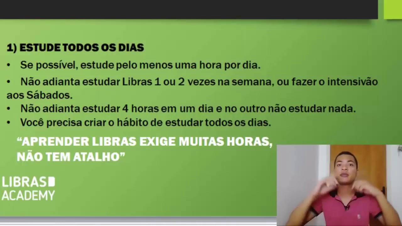 O passo essencial para ser fluente em Libras | Libras Academy