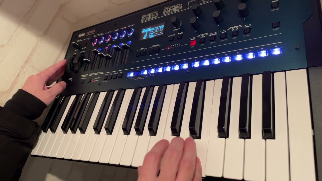 イースII / 神殿の地下水路「SUBTERRANEAN CANAL」をKORG opsixで弾いてみた