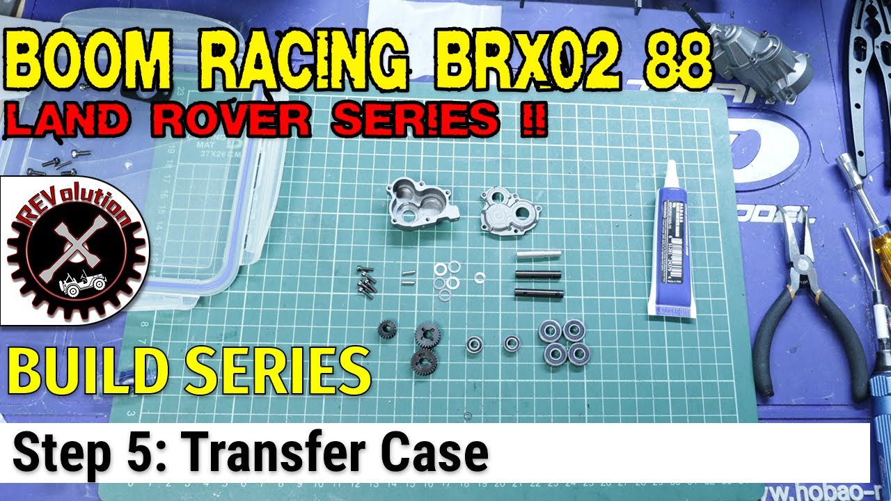 Boom Racing BRX02 Land Rover Series II 88 Build Series - Step 5 - Transfer Case