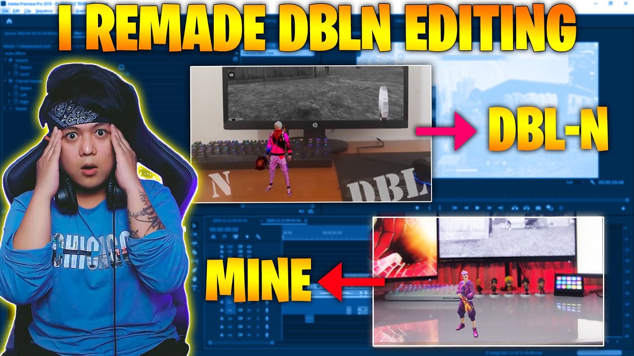 I RE-CREATED @DBLN-t9v EDITS IN 2 DAYS ? MR JUNIOR CREADITING PART #5 | GARENA - FREEFIRE