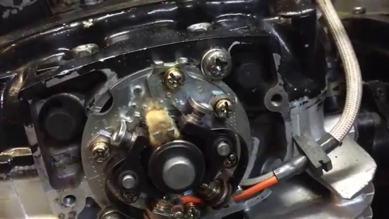 Yamaha XS400 Zündung 2ter versuch mit Massekabel