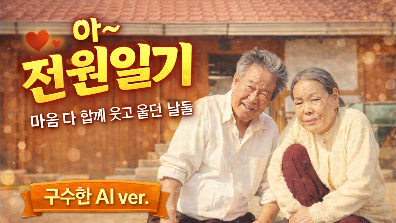 전원일기 | 마음 다 함께 웃고 울던 날들 | 구수한 AI 트롯 #전원일기 #레트로트롯 #전통트롯 #AI트롯