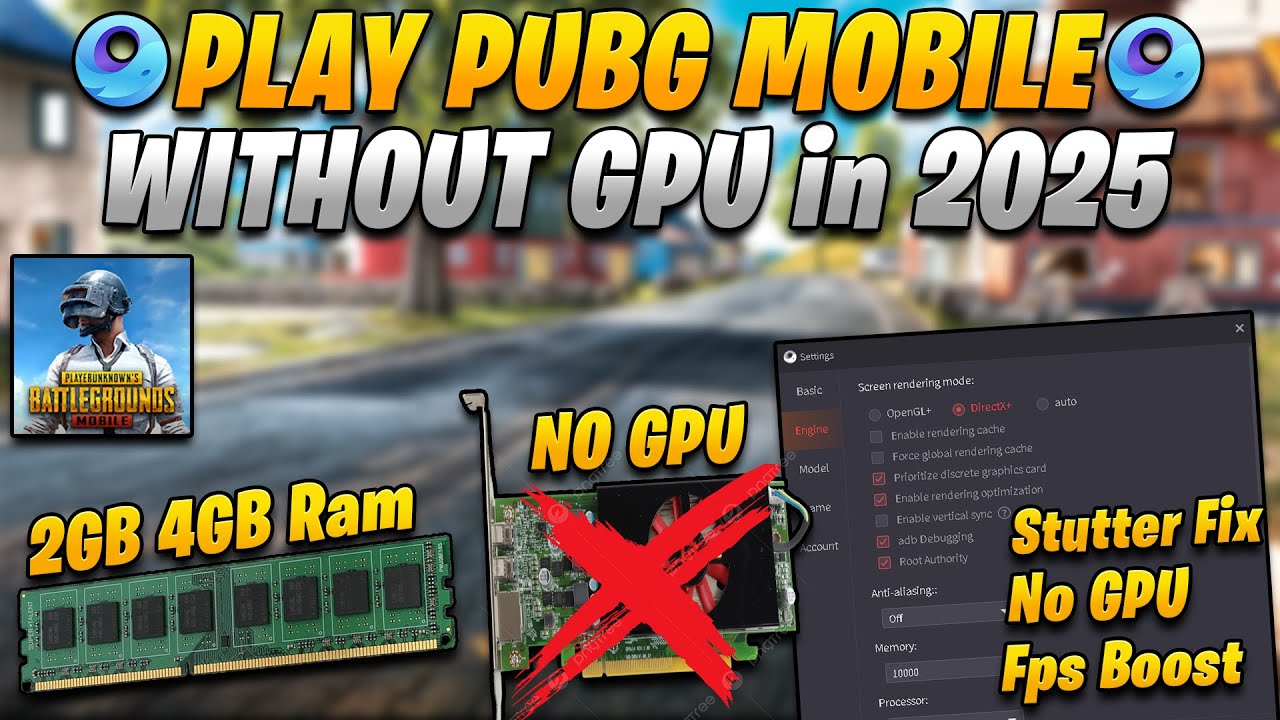 How To Play Pubg Mobile In Low End PC Without Graphics Card | Gameloop LAGFIX 2025