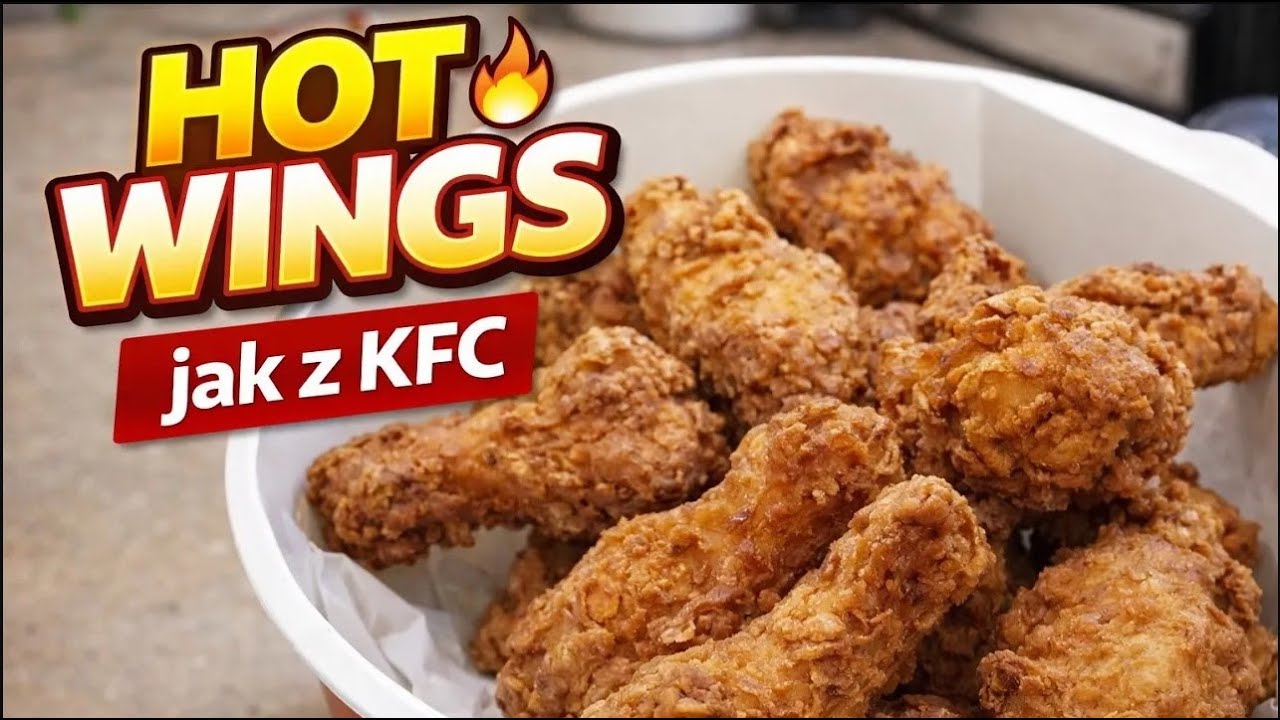 Domowe Hot Wings jak z KFC Chicken Wings Fry 🔥 | How to make Chicken Wings Fry Recipe | Majkelgotuje