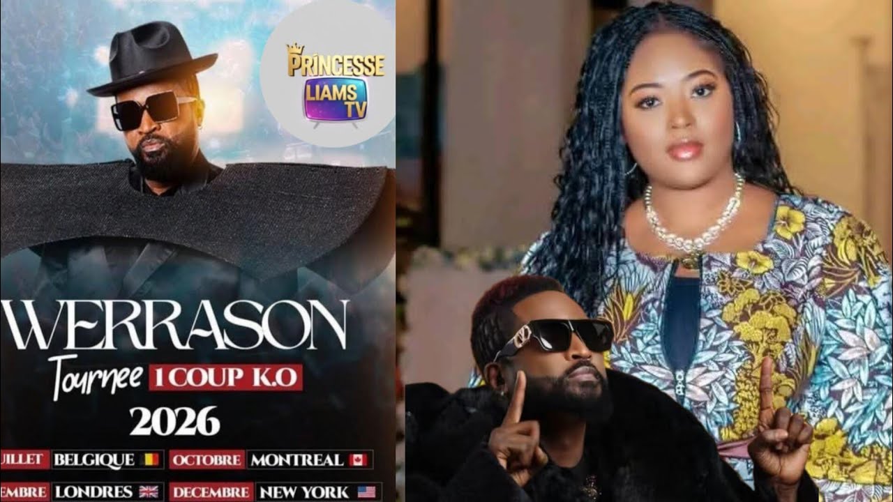 ENFIN GLADIE NGIAMA MANAGER D WERRASON APESI BA ÉCLAIRAGE SUR BA DATE NA BA CAPACITÉ YA BA SALLE 14K