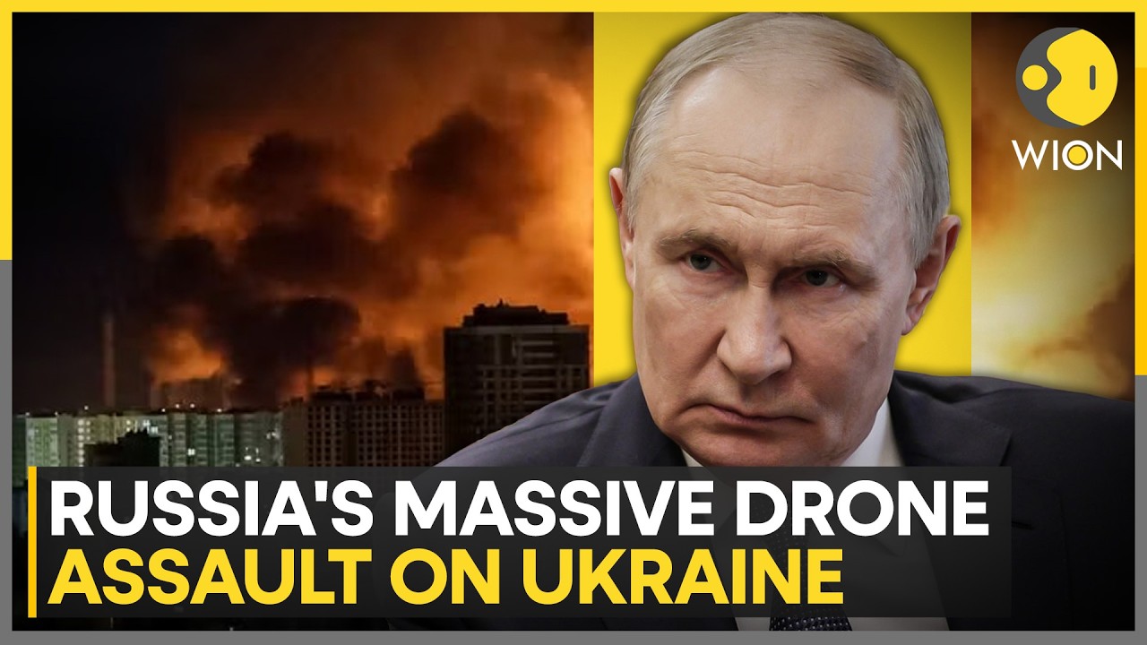Russia-Ukraine War: Russia Launches Massive 800-Drone Assault on Ukraine  | WION
