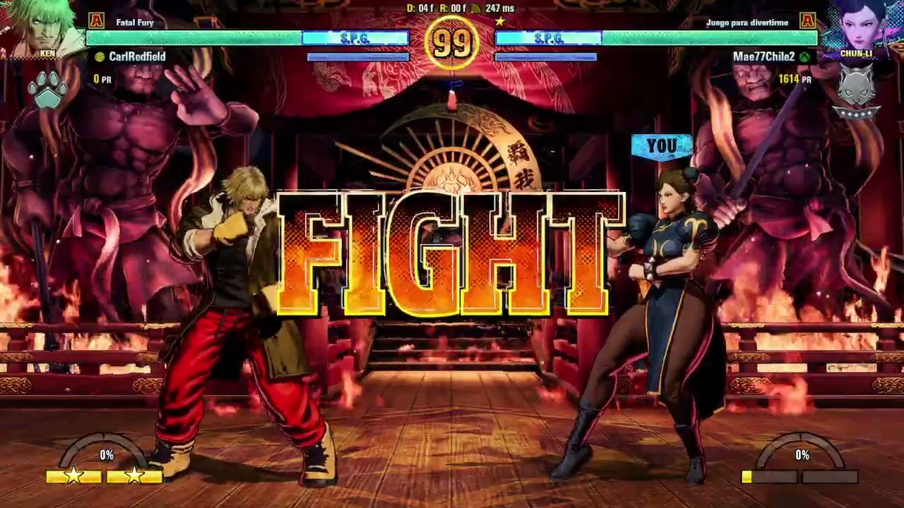 Carlos Redfield vs Mae77Chile FATAL FURY City of the Wolves 1
