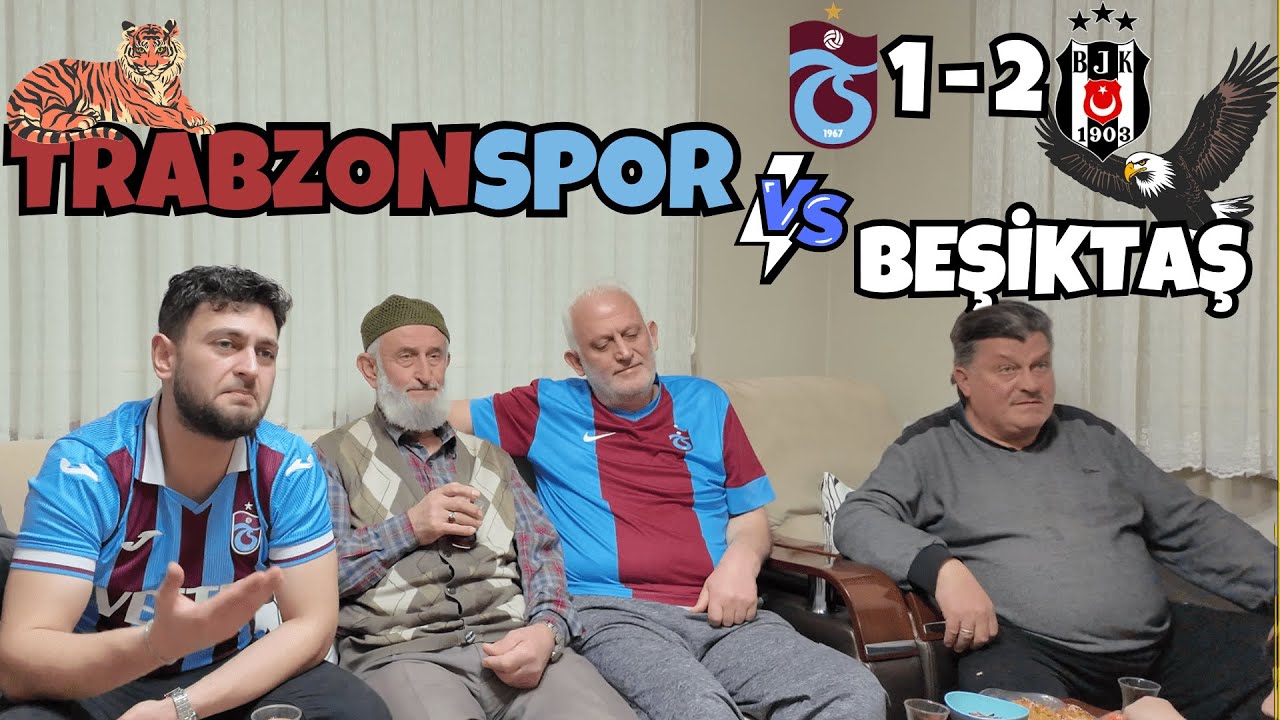 Trabzonspor - Beşiktaş Maçına Tepki! Şok Anlar! #trabzonspor #beşiktaş  #MaçTepki #futbol #SüperLig