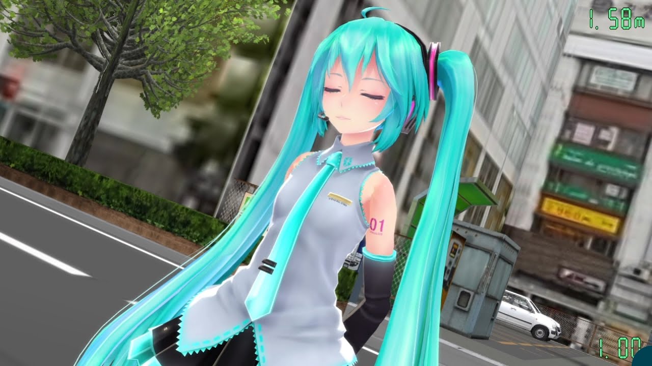 ぐんぐん大きくなるミクで「私の時間」 - MMD Size Dance