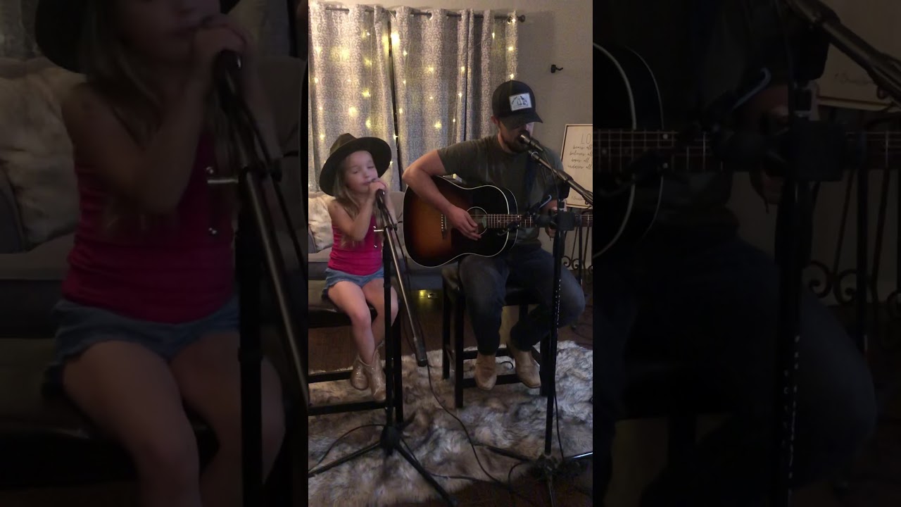 Whiskey Glasses by Morgan Wallen daddy and daughter cover