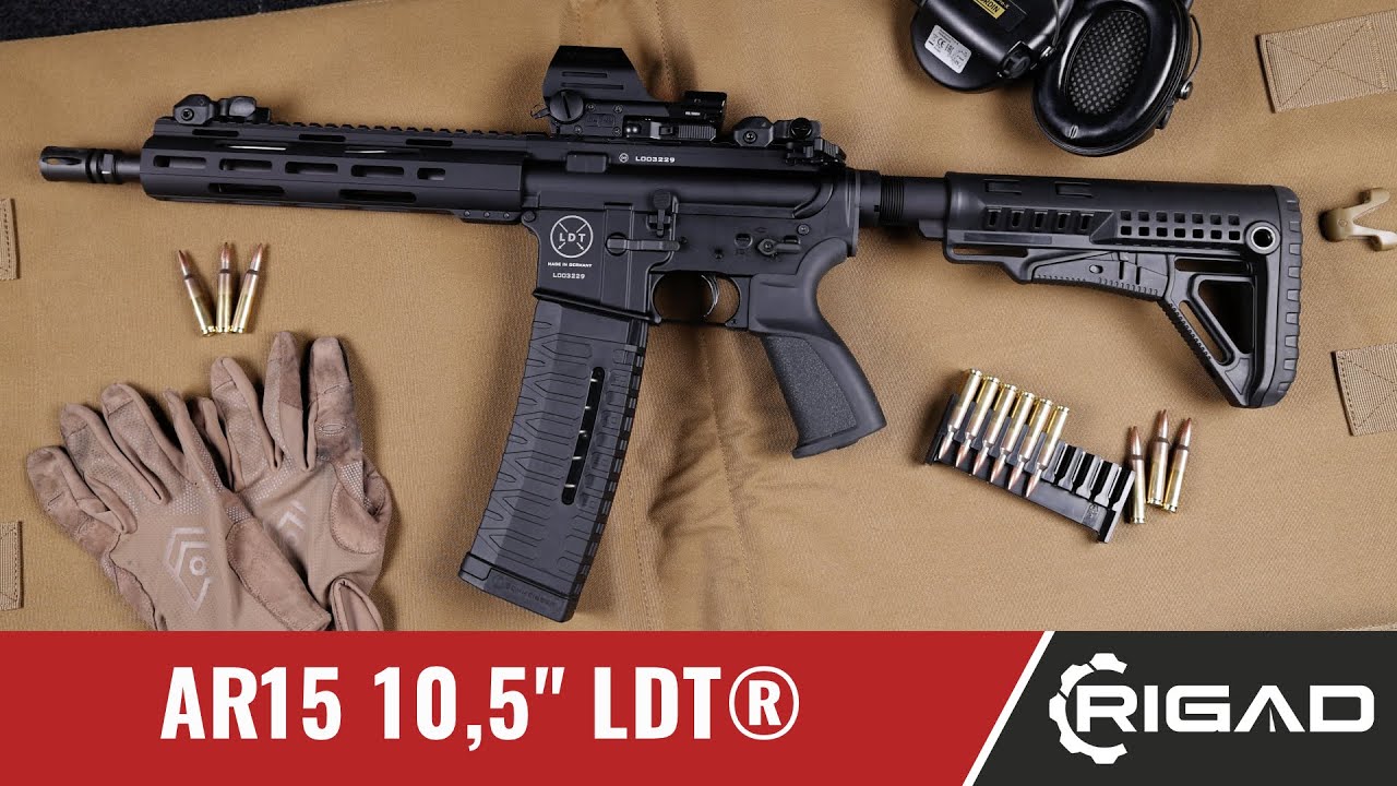 Samonabíjecí puška AR15 10,5