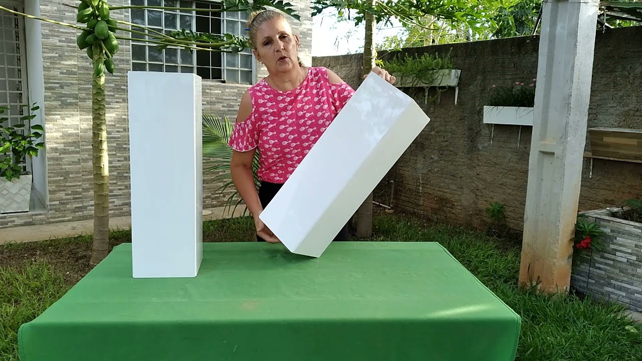 Vaso Para Arranjo Modelo Coluna