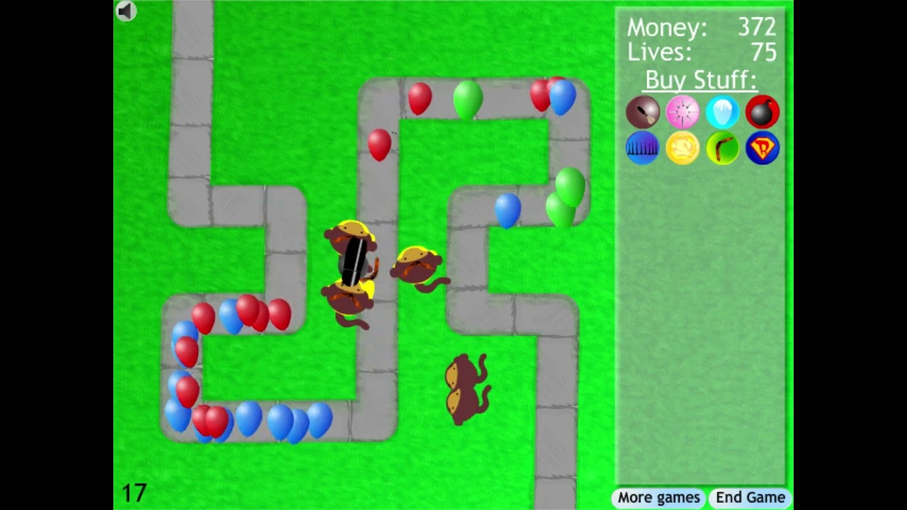 Bloons TD 2 - Medium Map Walkthrough