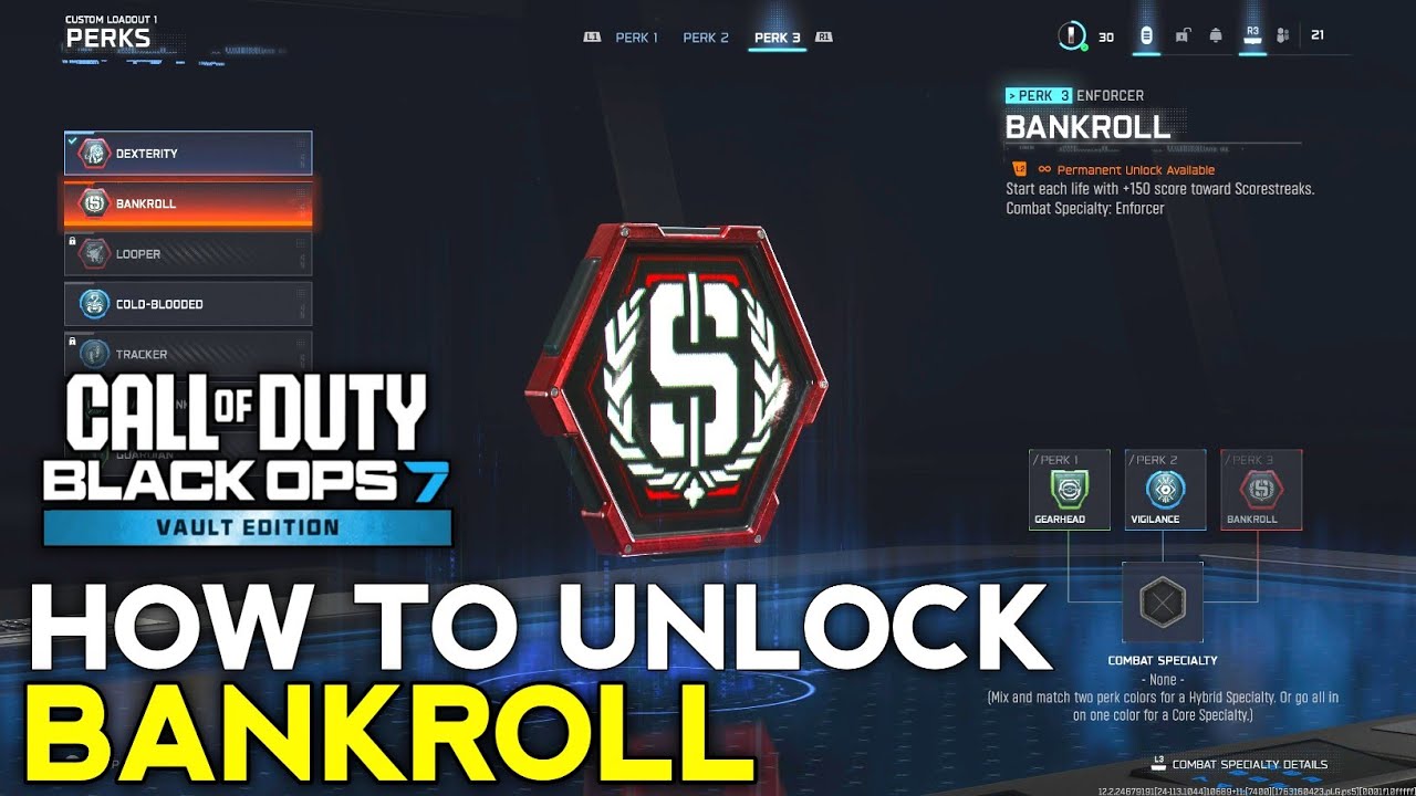 How to Unlock Bankroll BO7 | How to Get Bankroll BO7 | Black Ops 7 Bankroll Perk Unlock