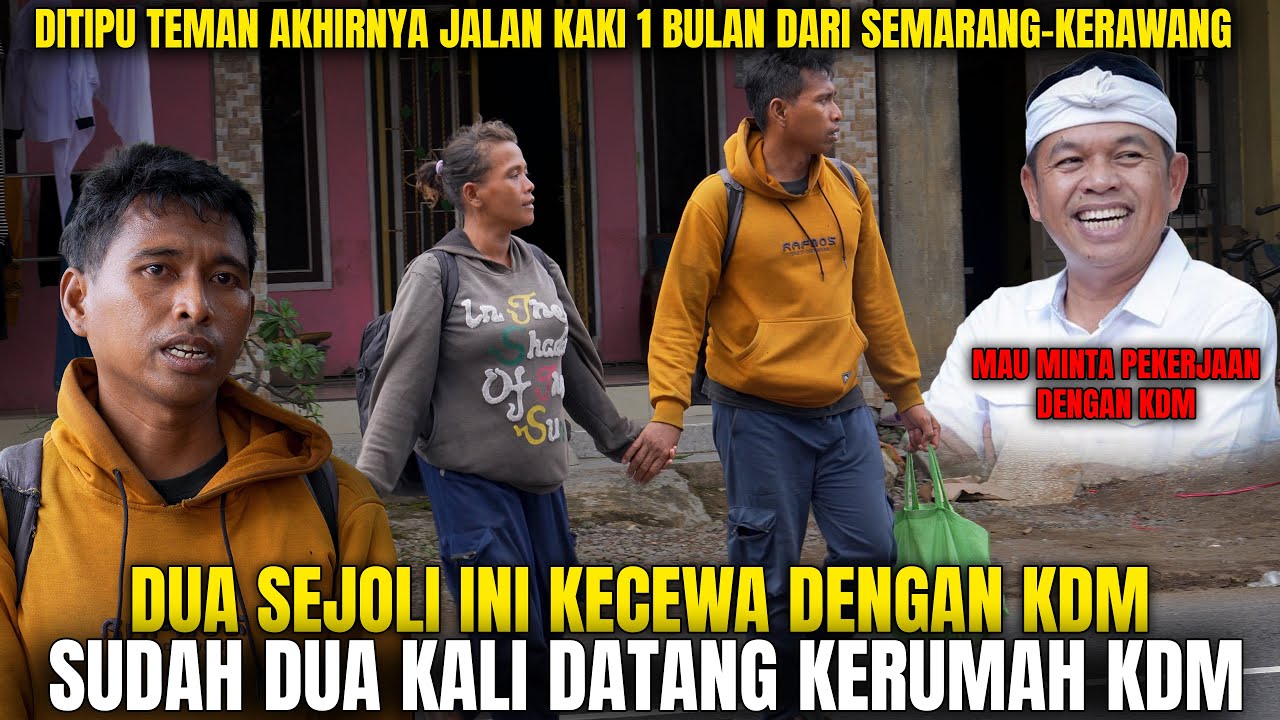 DUA SEJOLI INI KECEWA DENGAN KDM KARENA TIDAK BISA KETEMU LANGSUNG - PADAHAL SUDAH DATANG KERUMAHNYA