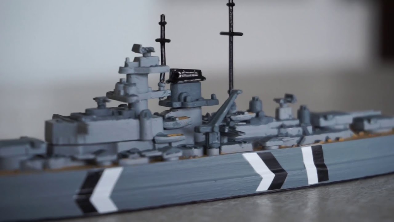 Męskie sprawy #1 Model Bismarck z plastiku Revella - sklejanie i malowanie