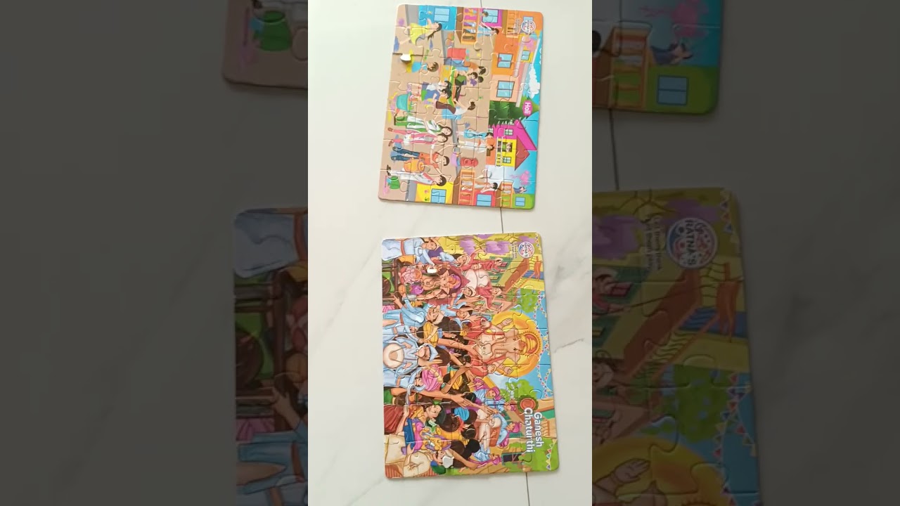 Puzzle Race with papa 🥰❤️ Father son bond #trending #shortvideos #viral 