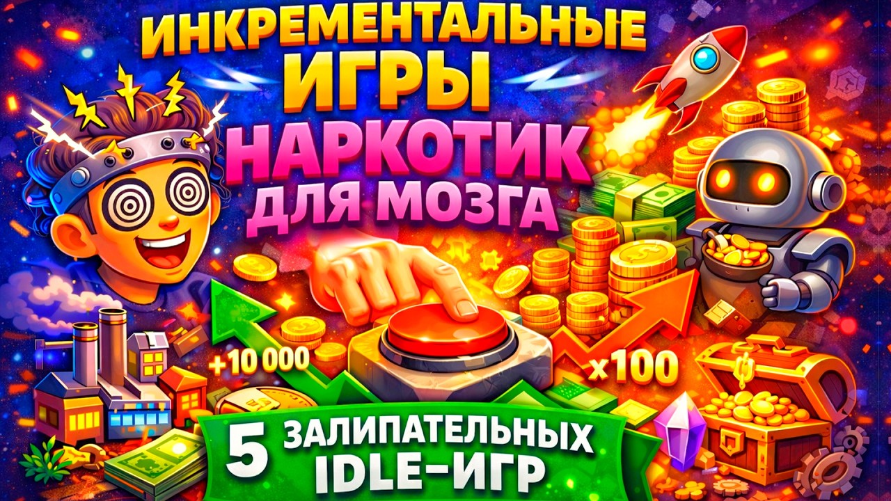 ИНКРЕМЕНТАЛЬНЫЕ ИГРЫ&mdash; НАРКОТИК ДЛЯ МОЗГА| 5 ЗАЛИПАТЕЛЬНЫХ IDLE-ИГР |ИГРЫ КОТОРЫЕ ДЕЛАЮТ ИЗ ТЕБЯ БОГА