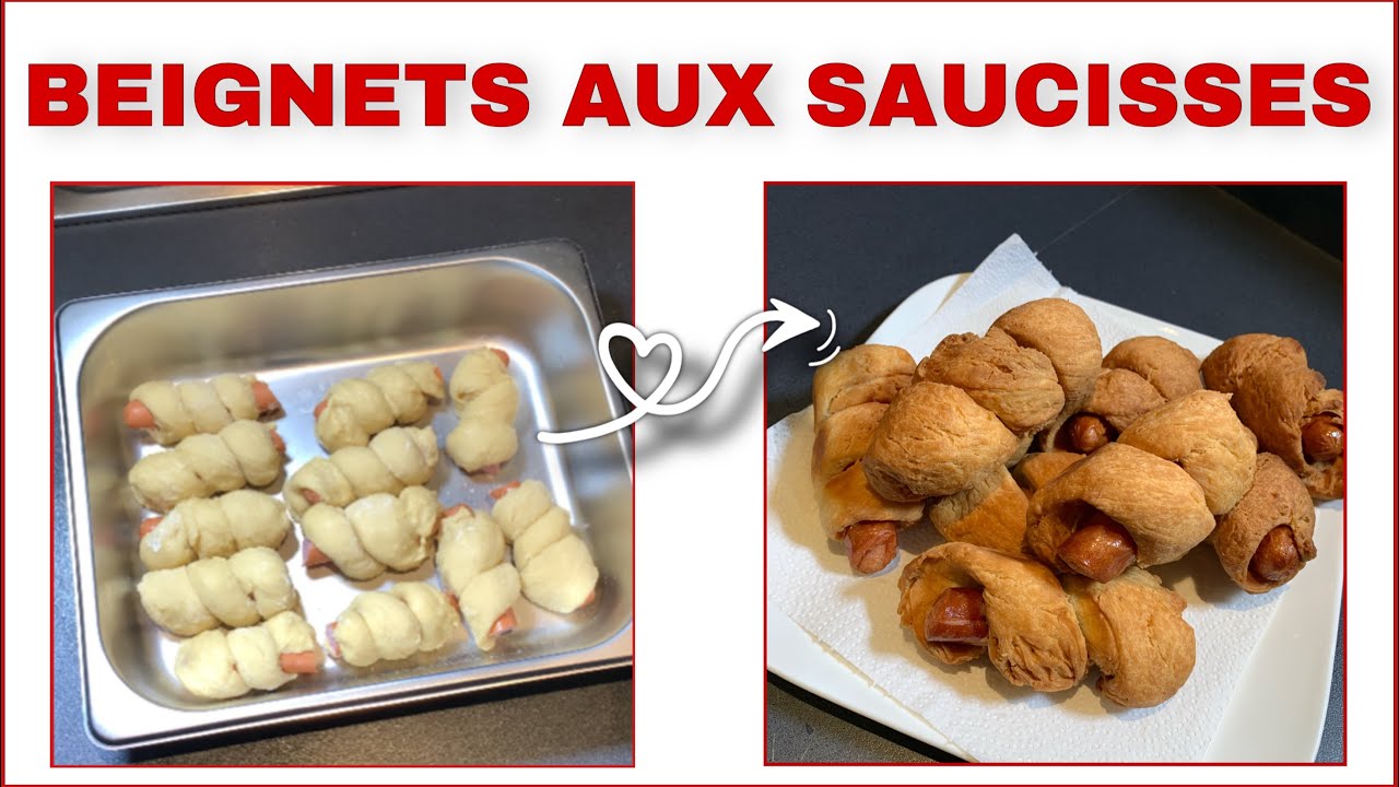 RECETTE SIMPLE, FACILE, RAPIDE ET DÉLICIEUSE DE BEIGNETS AUX SAUCISSES