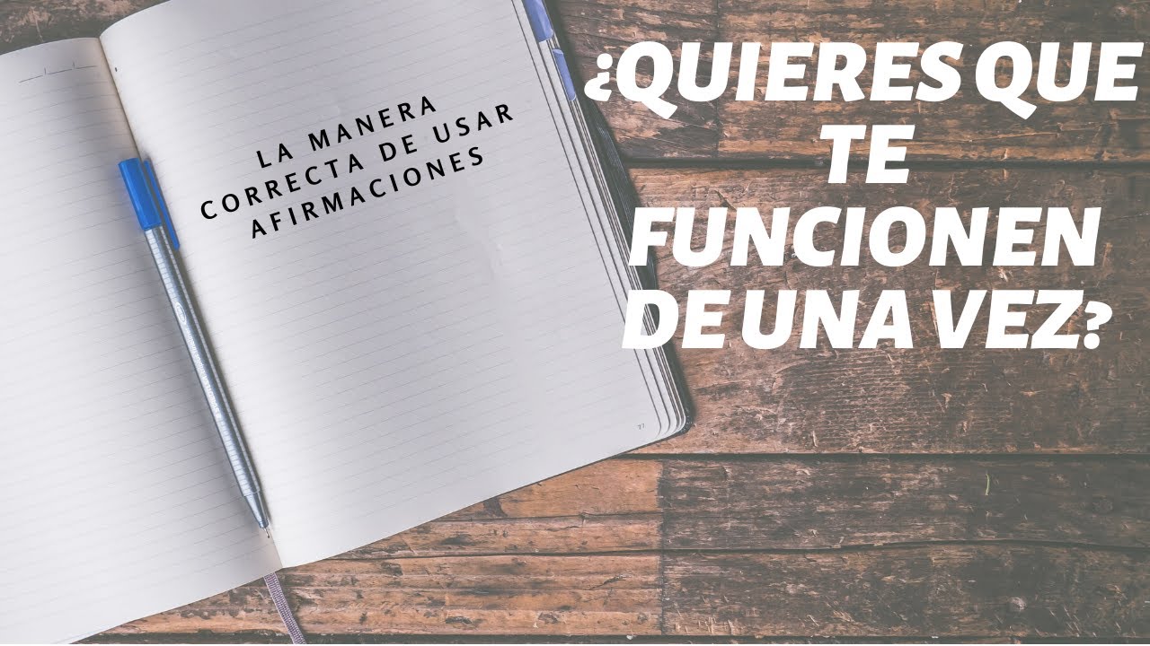 Deja De Usar Afirmaciones (Las 3 claves para que SÍ funcionen)