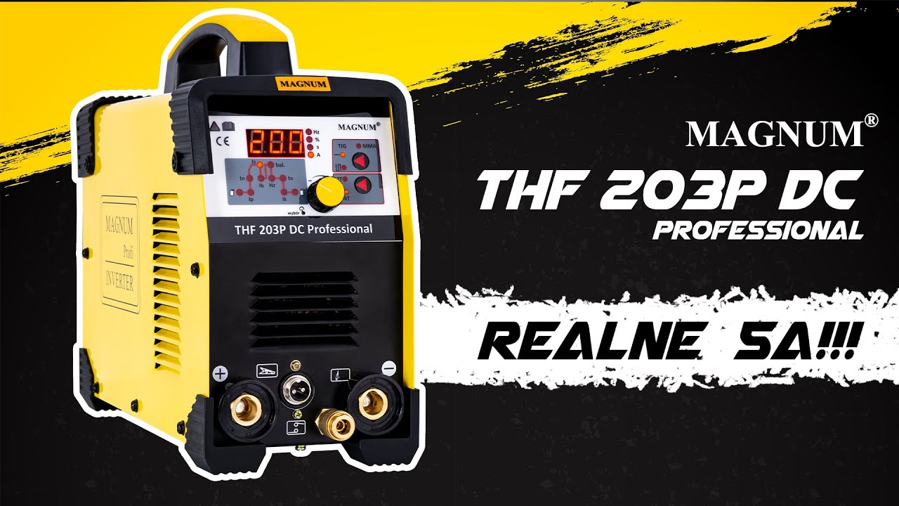 MAGNUM&reg; THF 203P DC Professional realne spawanie w 5A (poradnik)
