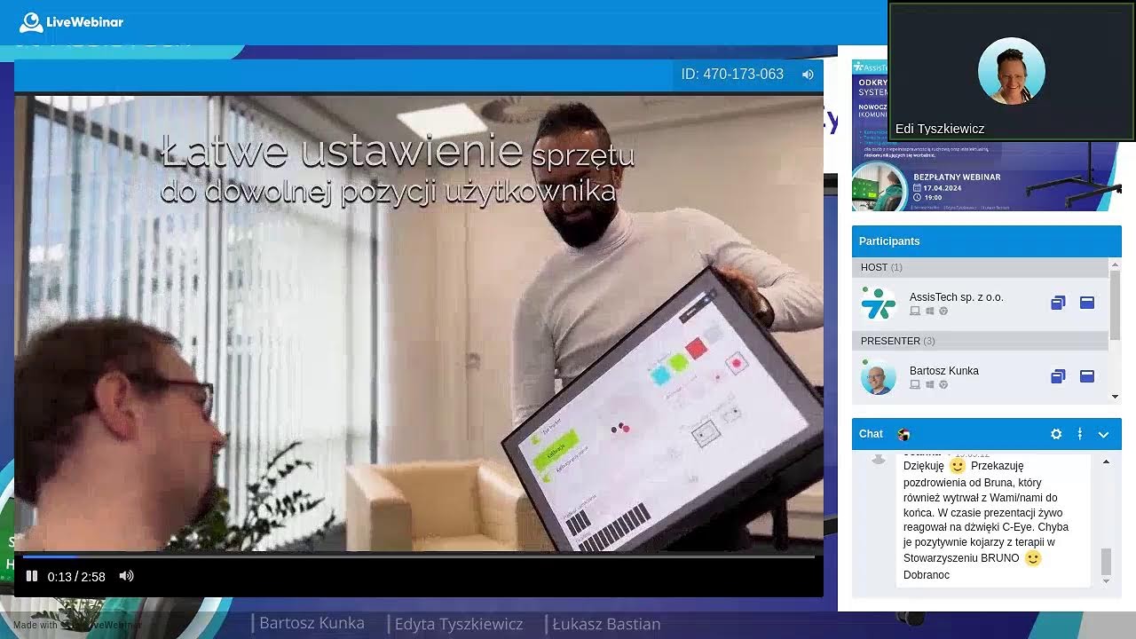 Webinar: PREMIERA C-Eye X -  neurorehabilitacja i komunikacja AAC za pomocą wzroku