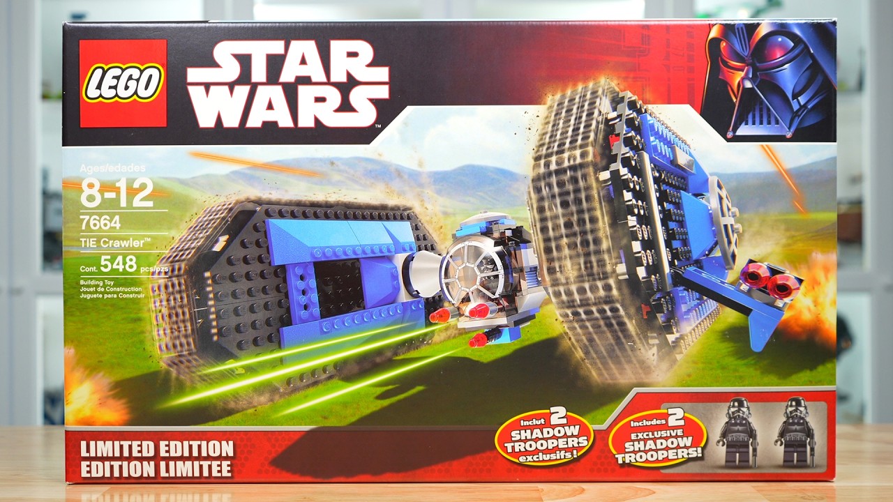 The MOST OBSCURE LEGO Star Wars Set Ever? 7664 TIE CRAWLER Review! (2008)