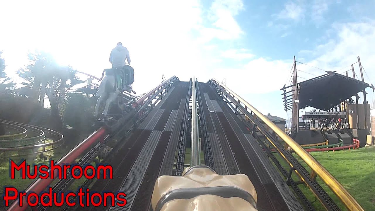 Steeplechase (Track 2 Green), Blackpool Pleasure Beach. Mounted On-Ride POV
