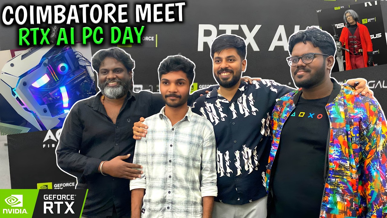 I ATTENDED NVIDIA RTX AI PC DAY EVENT AT COIMBATORE ! | Mr IG 