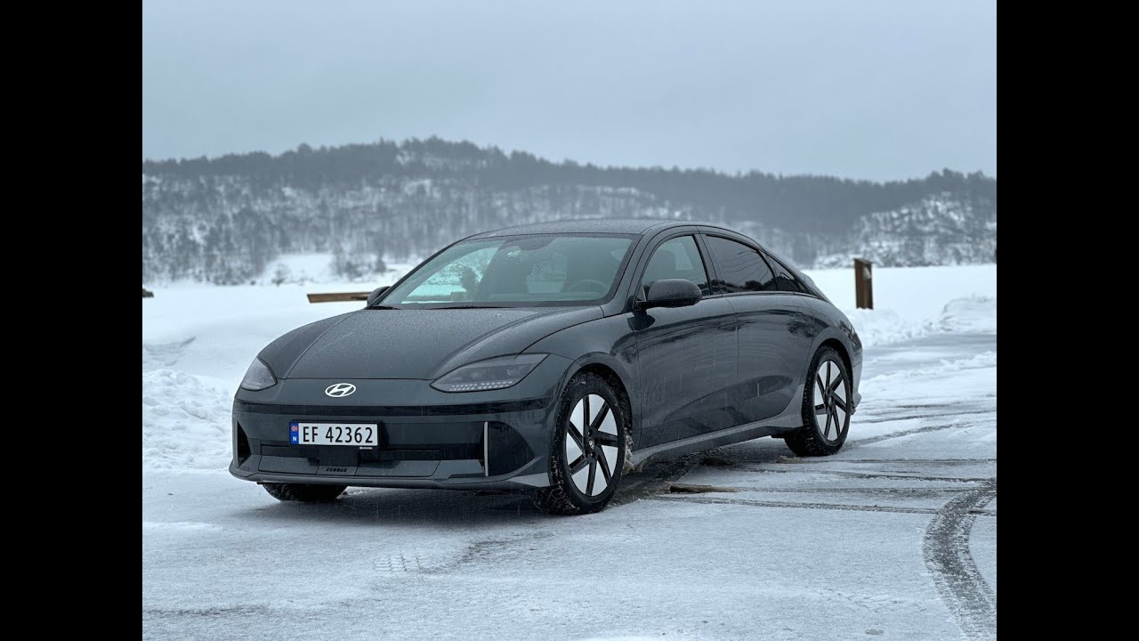 Vintertest av Hyundai IONIQ 6 Long Range RWD